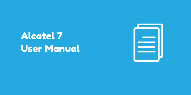 Alcatel 7 Manual
