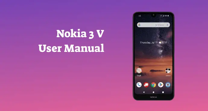 Nokia 3 V User Manual