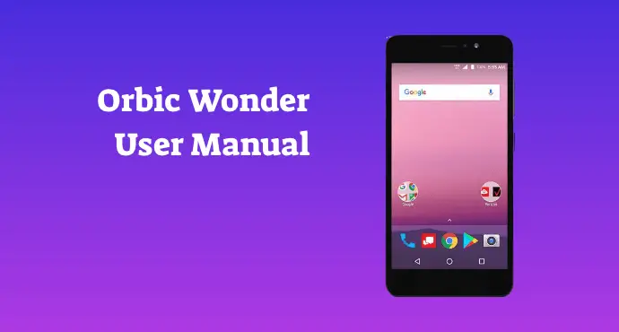 Orbic Wonder User Manual