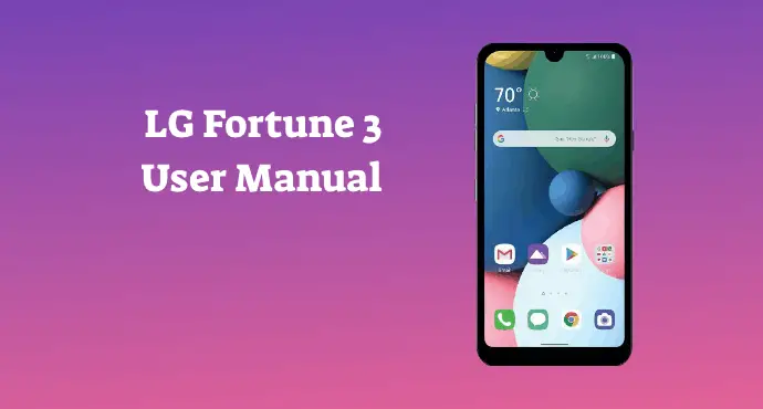 LG Fortune 3 User Manual