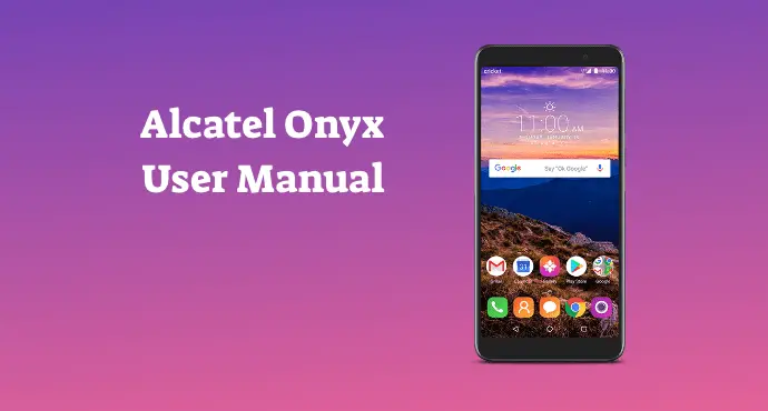 Alcatel Onyx User Manual