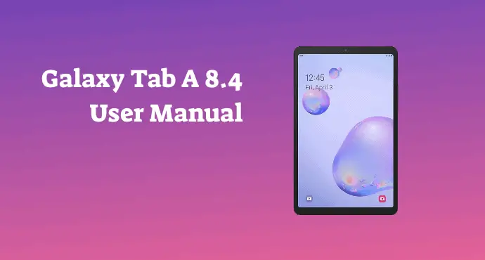 Samsung Galaxy Tab A 8 User Manual