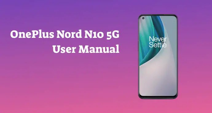 OnePlus Nord N10 5G User Manual