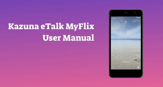 Kazuna eTalk MyFlix User Manual