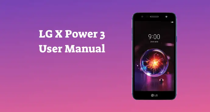 LG X Power 3 User Manual