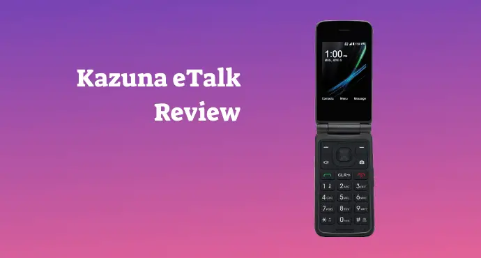 Verizon Kazuna eTalk Flip Phone Review