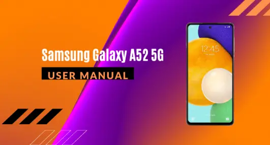 Gambar Manual Samsung Galaxy A52 5G