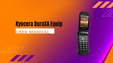 Kyocera DuraXA Equip User Manual