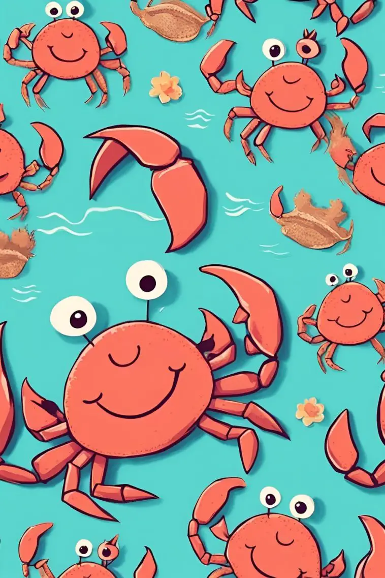 12 Summer iPhone Wallpaper Backgrounds: Cute Crab - PhoneCurious