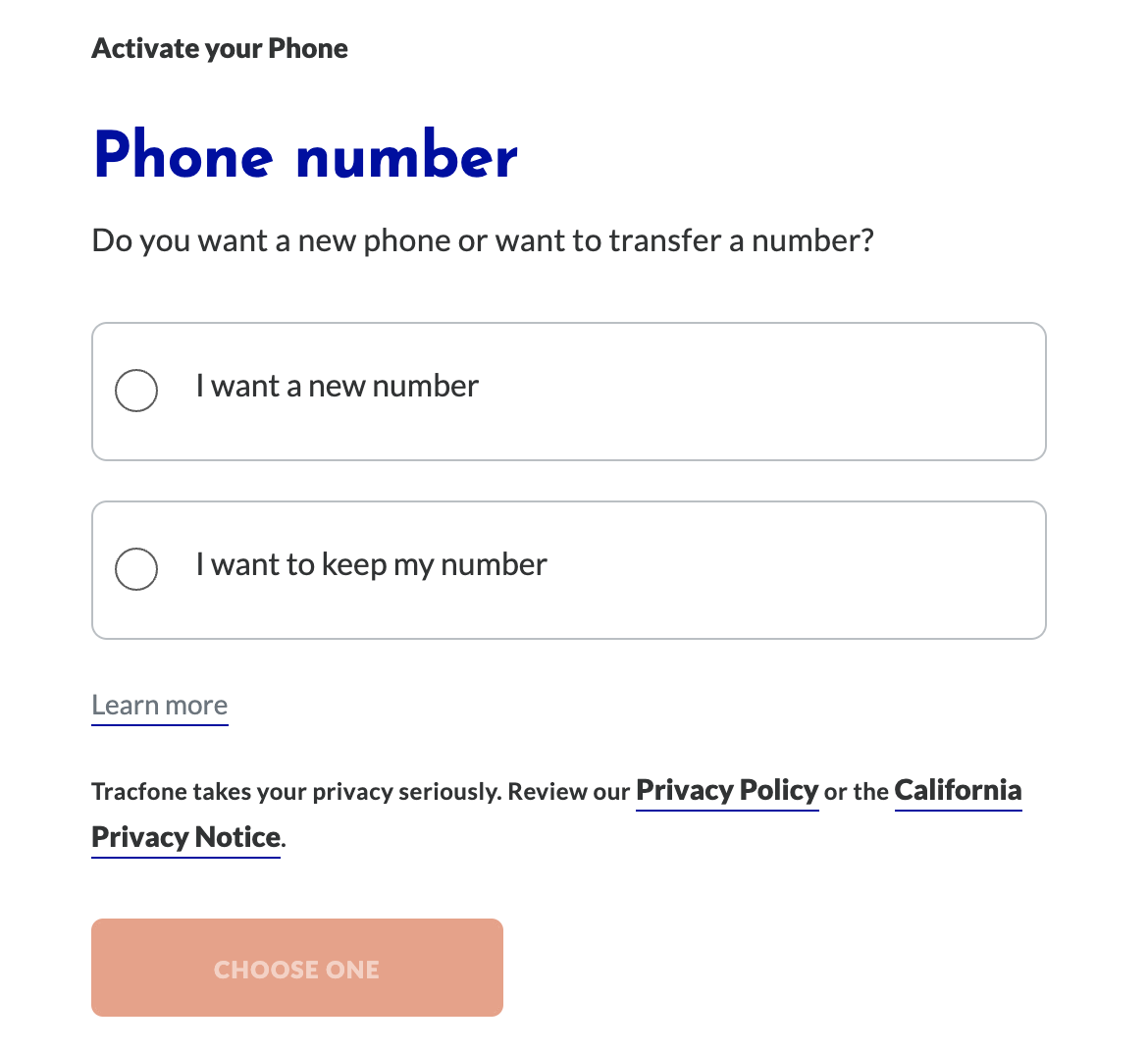 tracfone activate phone number